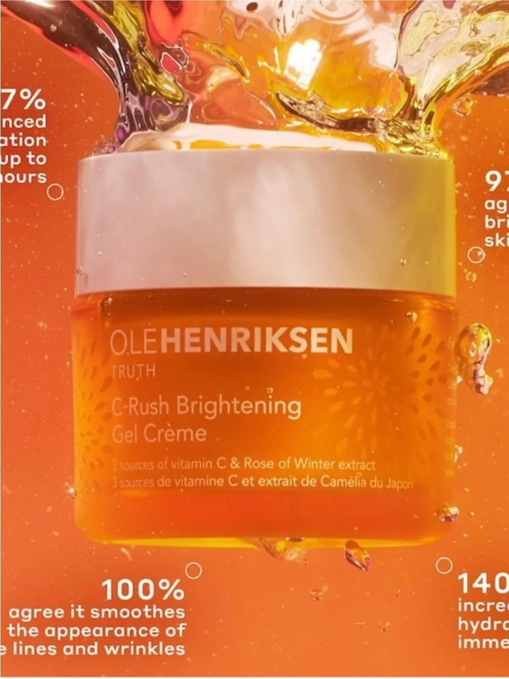 Ole Henriksen C-Rush Brightening Gel Crème cream face facial moisturizer new
